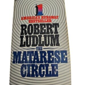 The Matarese Circle Robert Ludlum Bantam Books 1980 Vintage Paperback Thriller